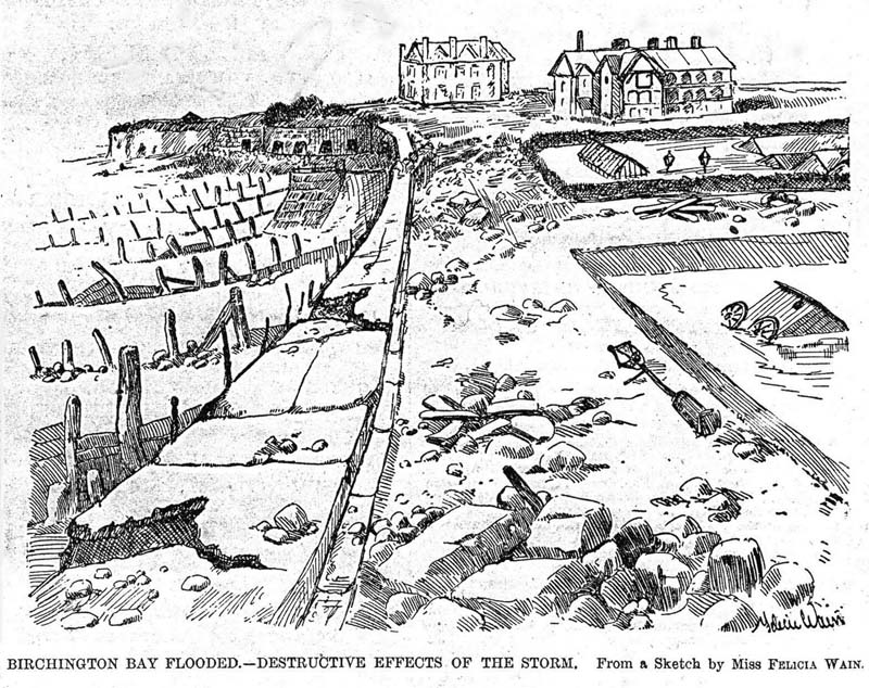 Drawing of 1897 Storm